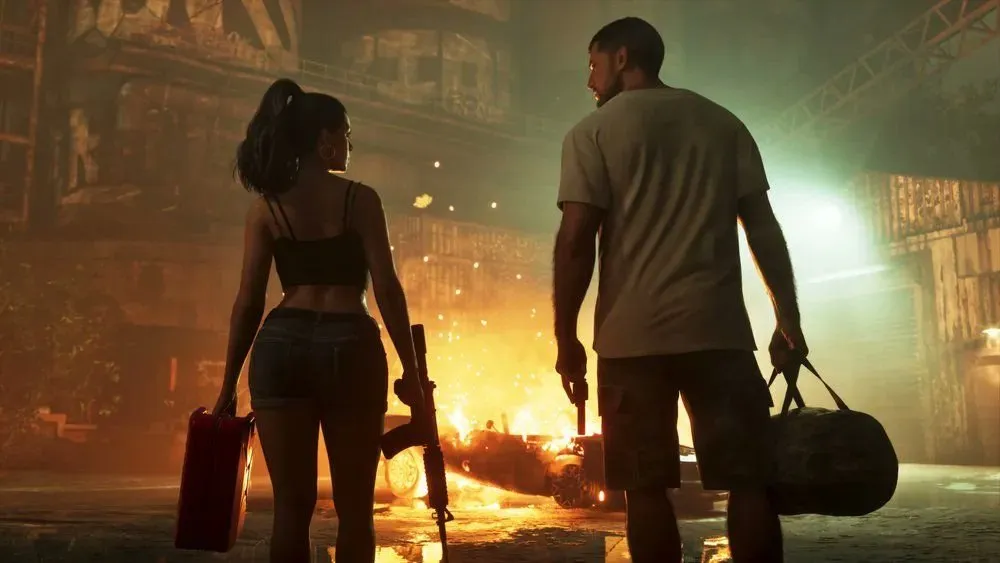 Jason and Lucia in the official GTA 6 Extended Look